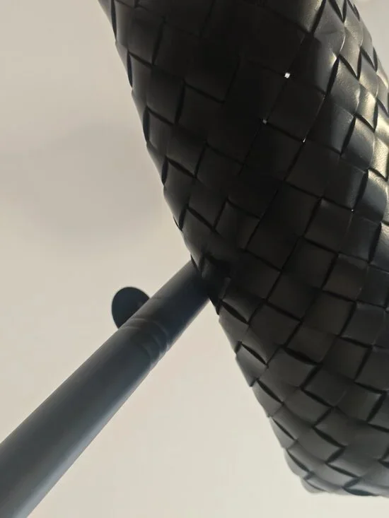 Dragon Diffusion rosanna woven leather shoulder bag in black - Picture 7 of 10